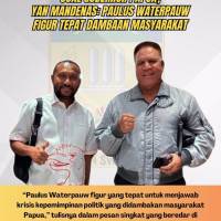 Yan Mandenas Sebut Paulus Waterpauw Figur Tepat Pimpin Papua